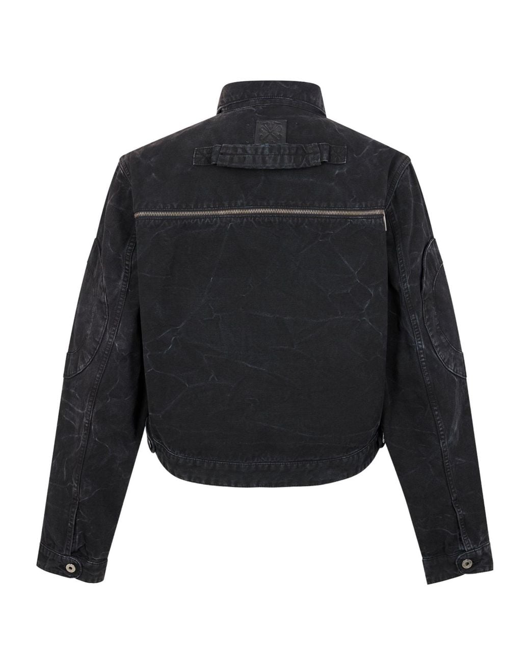 Off-White c/o Virgil Abloh Black Zip Jkt Sn99 for men
