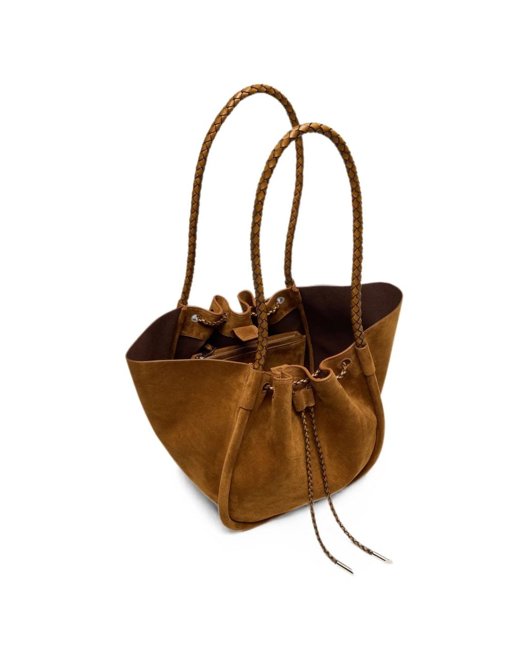 Proenza Schouler Brown Large Ruched Tote