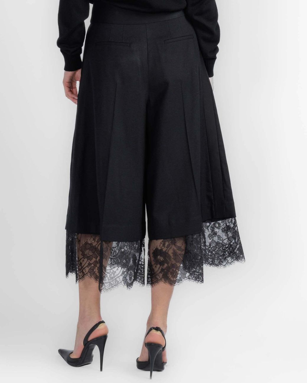 Zimmermann Black Valentine Lace Culotte