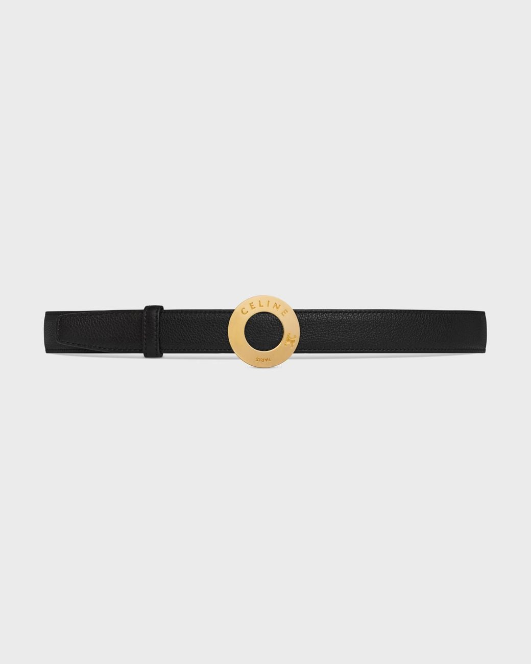 Céline Blue Disc Buckle And Reversible Belt