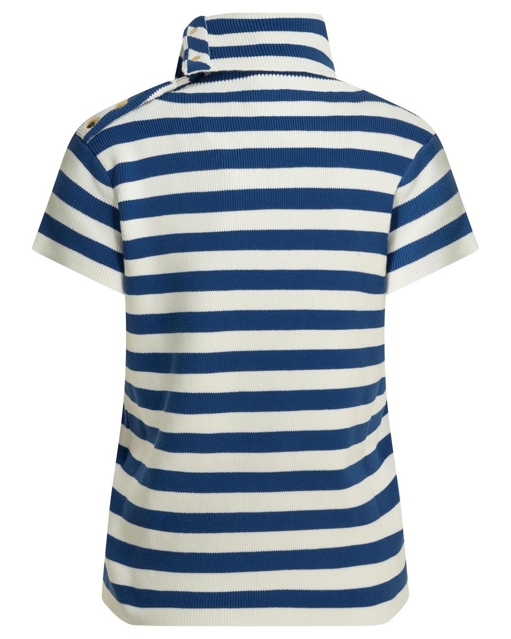 Céline Blue High Neck Top