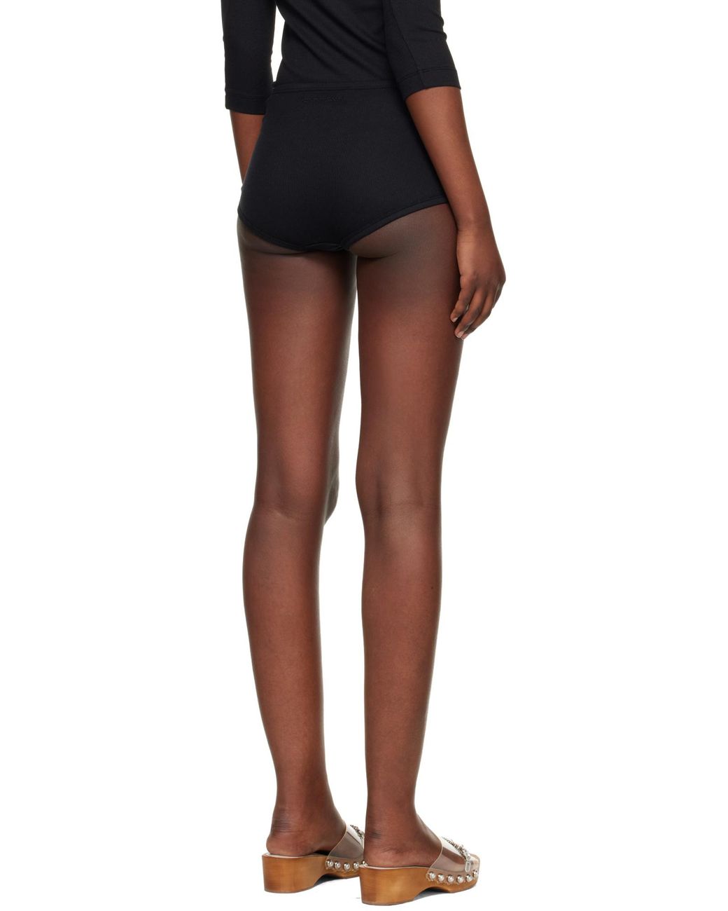 Simone Rocha Black Sculpt Briefs