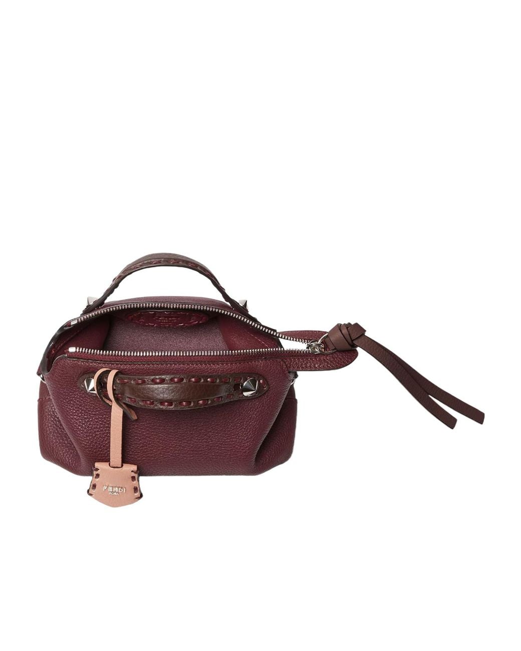 Fendi Purple By The Way Selleria Mini Tote Bag