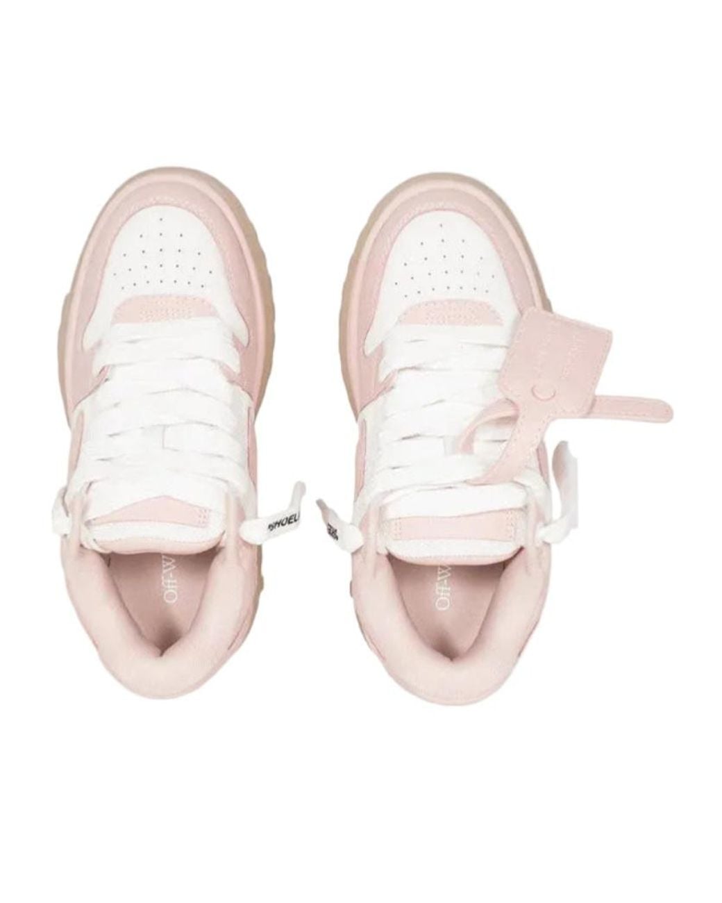 Off-White c/o Virgil Abloh Pink Lace-Up Sneakers
