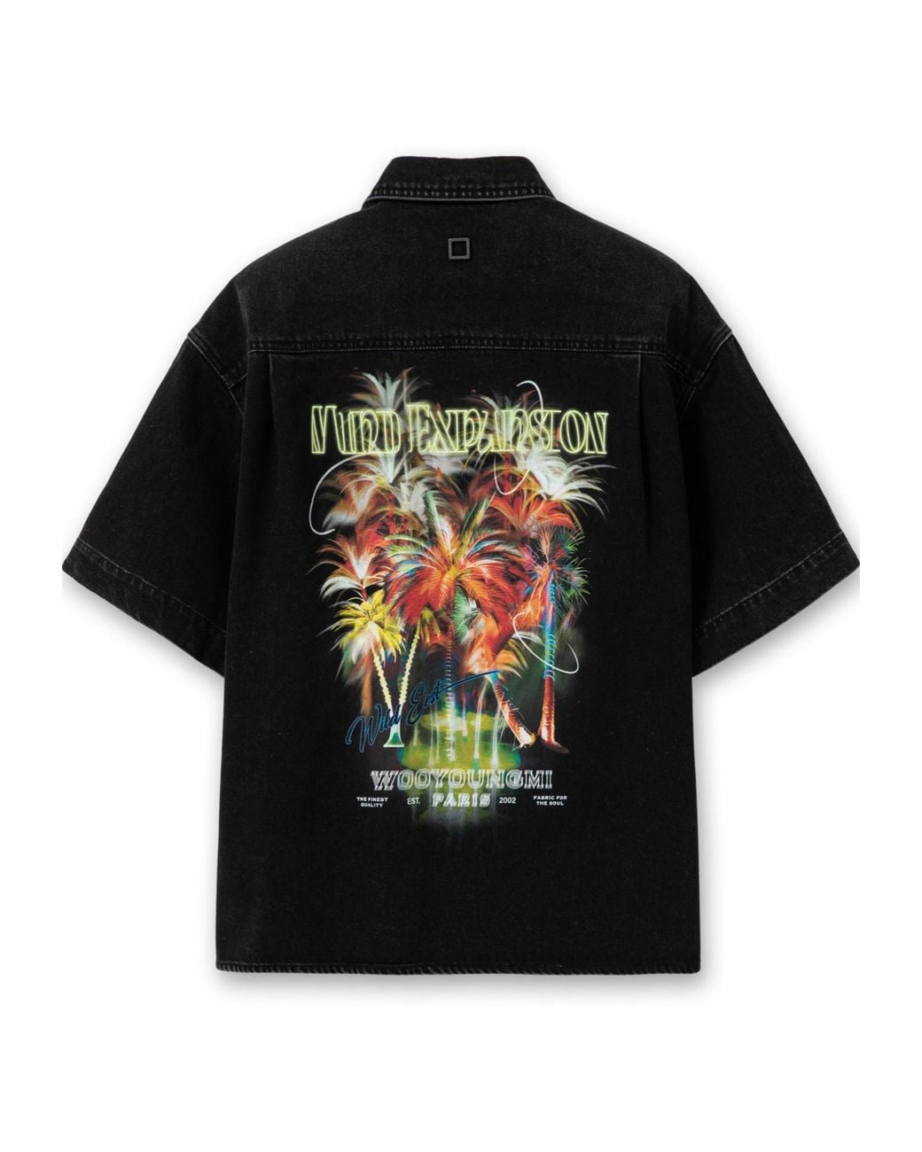Wooyoungmi Black Cotton-Blend Shirt for men