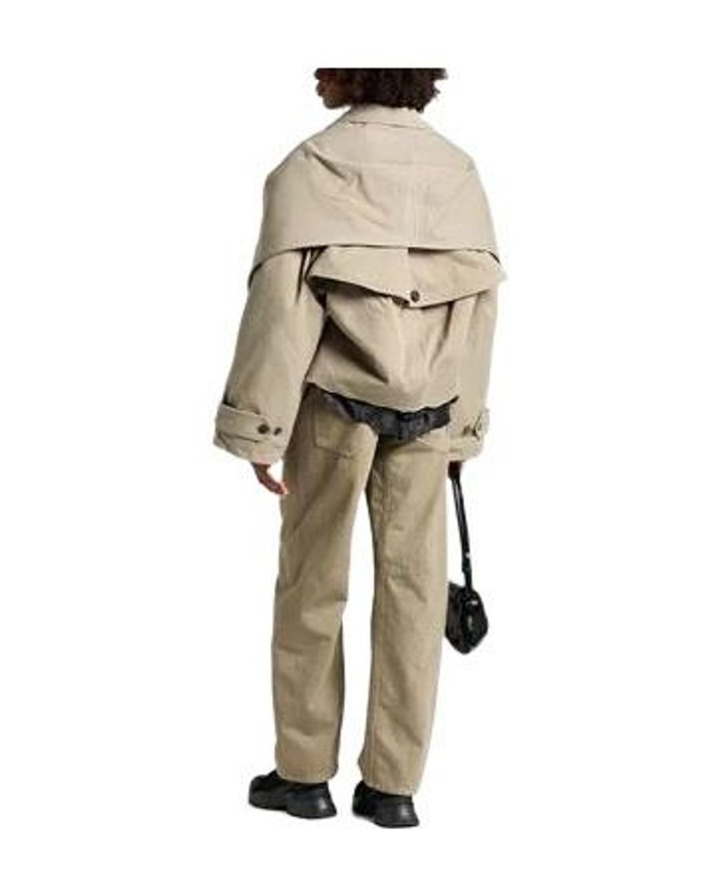 Balenciaga Natural Loose And Thickened Jacket
