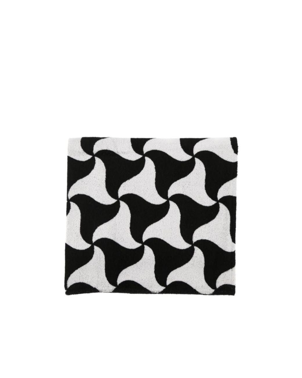 Bottega Veneta Black Ghost Abstract-Pattern Beach Towel for men