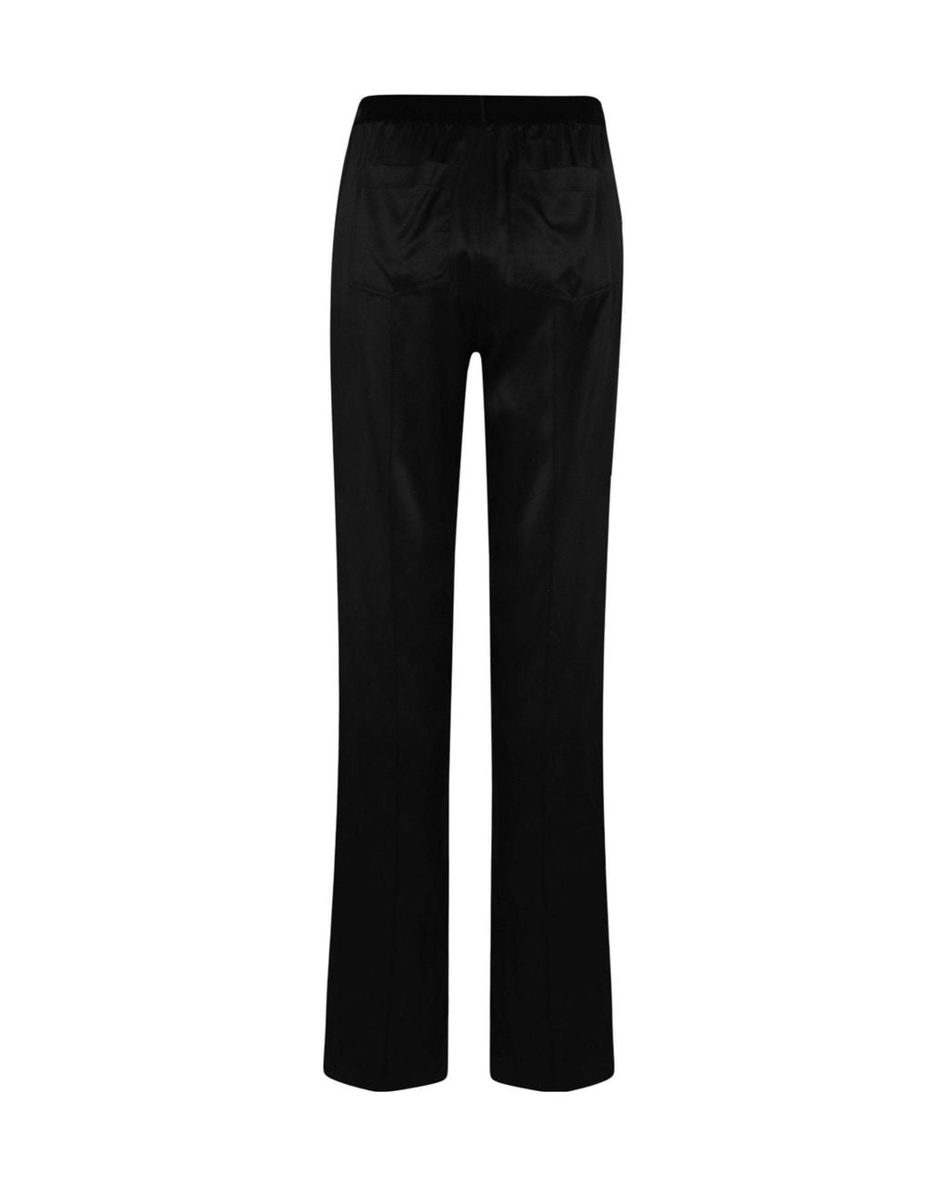 Tom Ford Black Satin Straightleg Trousers