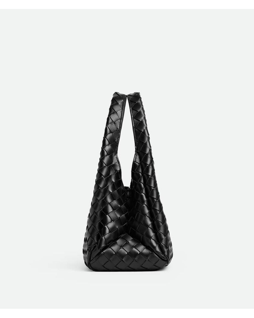 Bottega Veneta Black Small Campana Shoulder Bag
