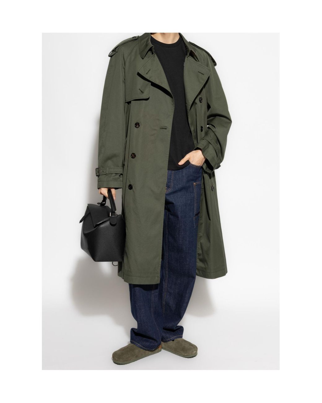 KENZO Blue Logo Patch Jeans for men