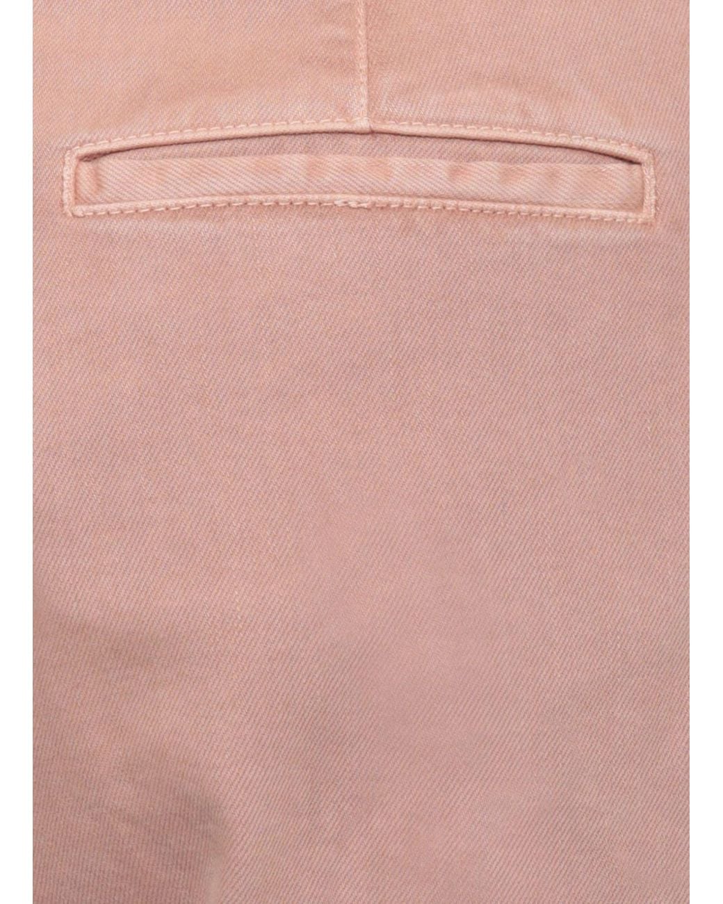 Peserico Natural Cropped Straight-Leg Pants
