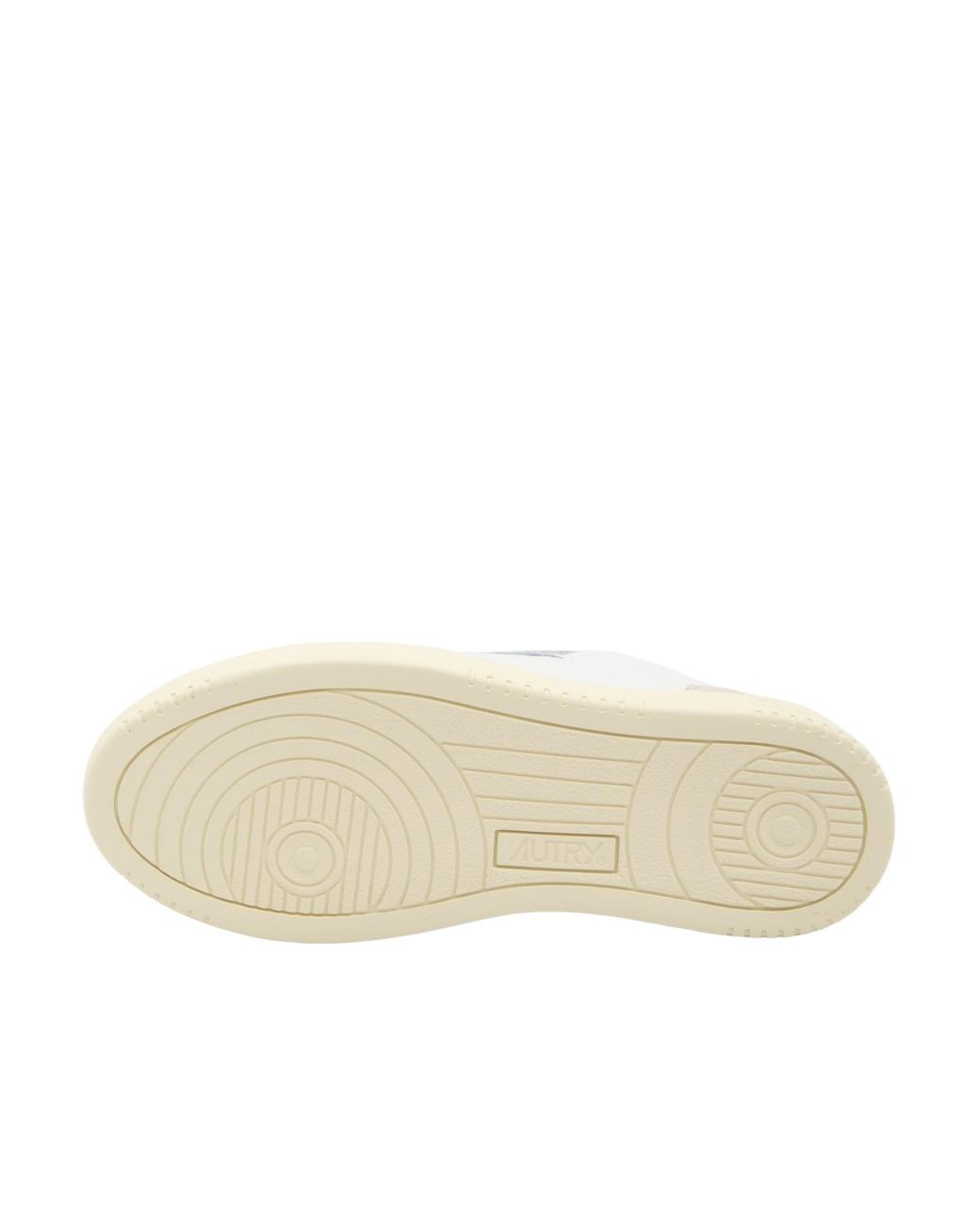 Autry White Medalist Low Lace-Up Sneakers