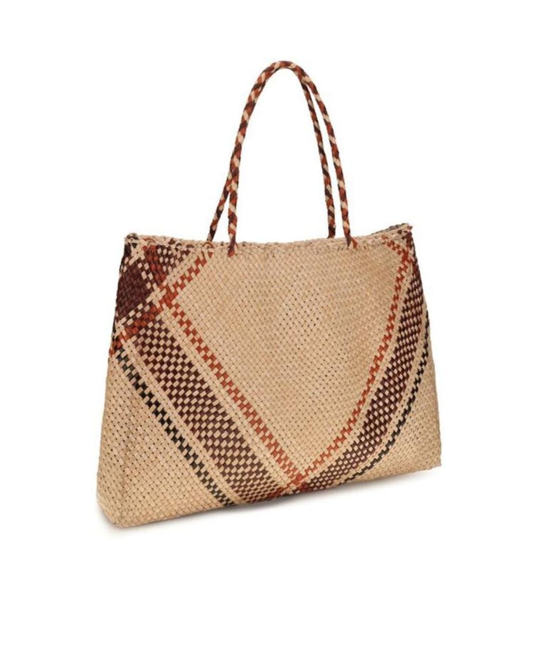 Dragon Diffusion Natural Handwoven Patterned Tote Bag