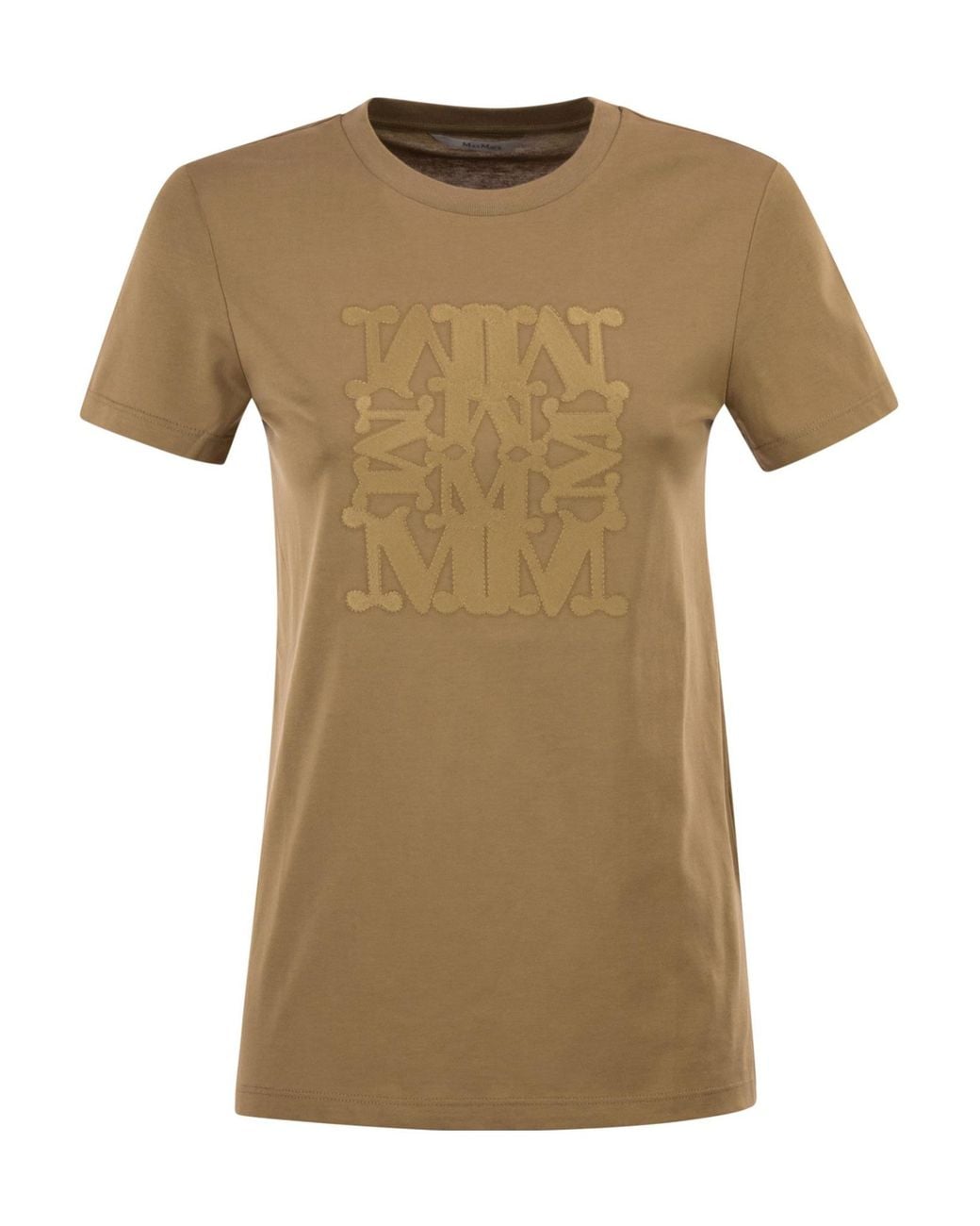 Max Mara Natural Mxmgiovane Monogram T-Shirt