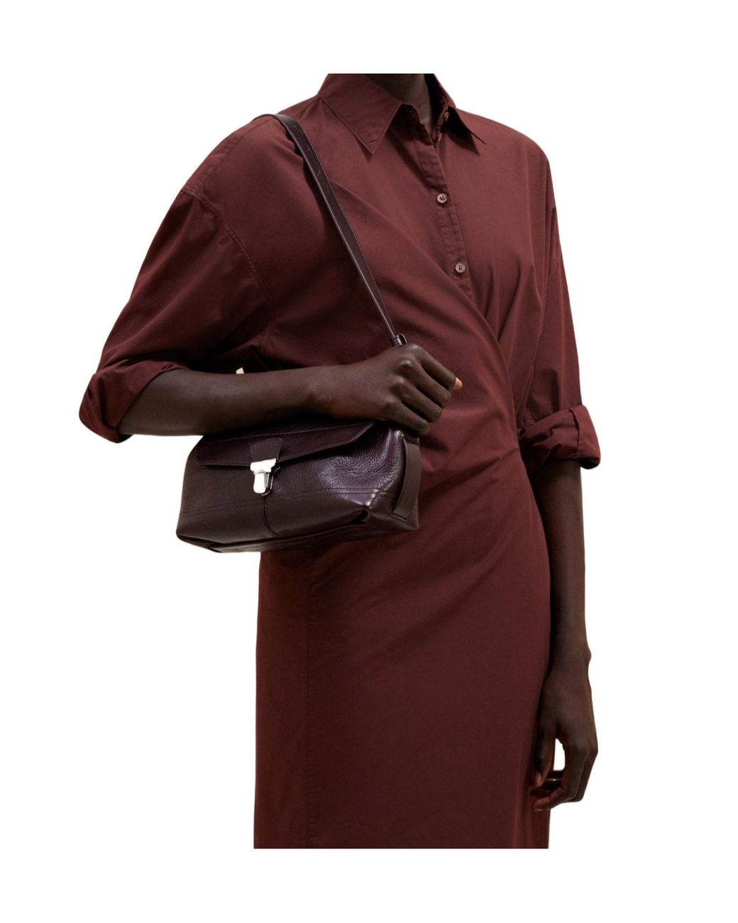 Lemaire White Small Gear Crossbody Bag