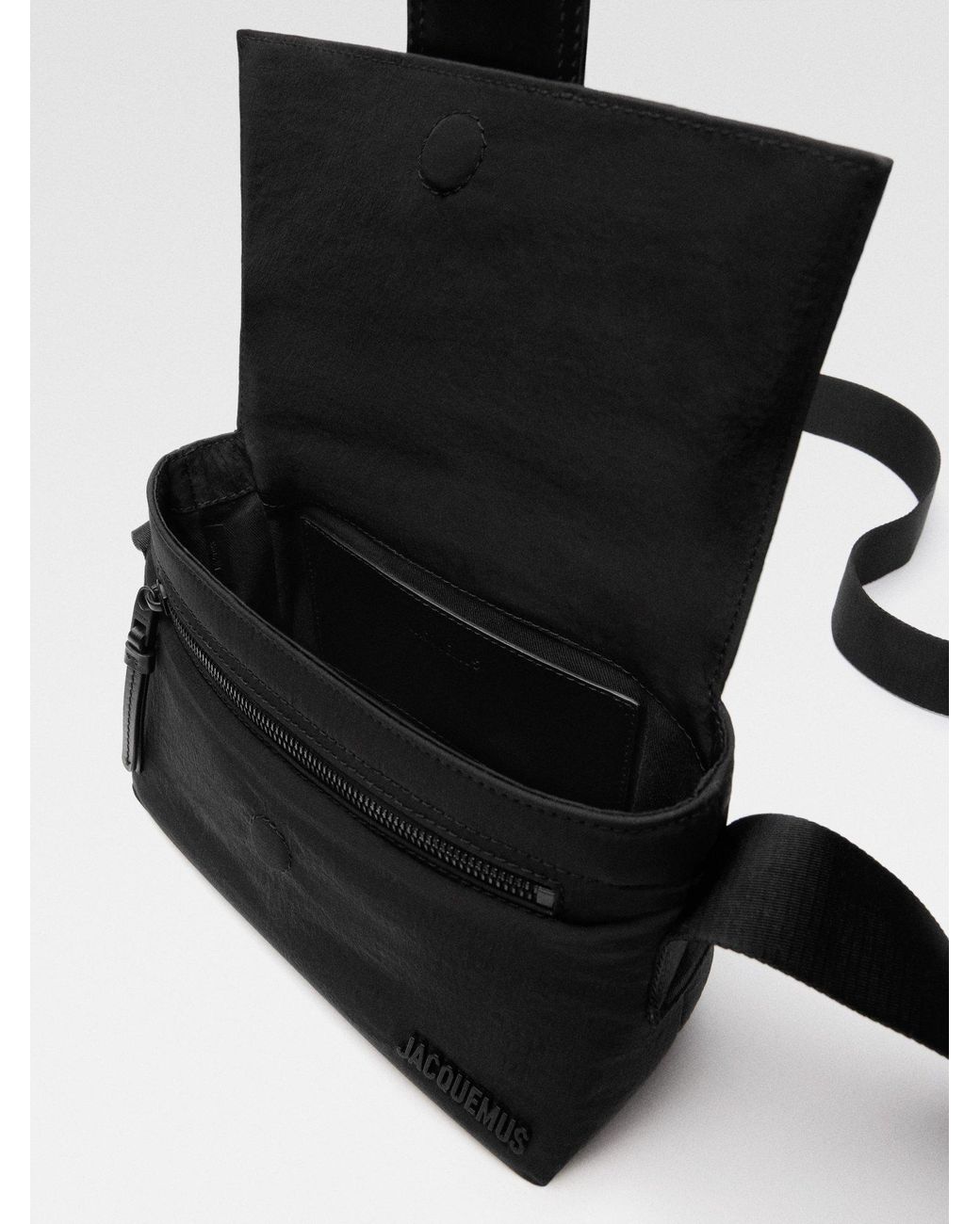 Jacquemus Black Bambino Small Messenger Bag for men