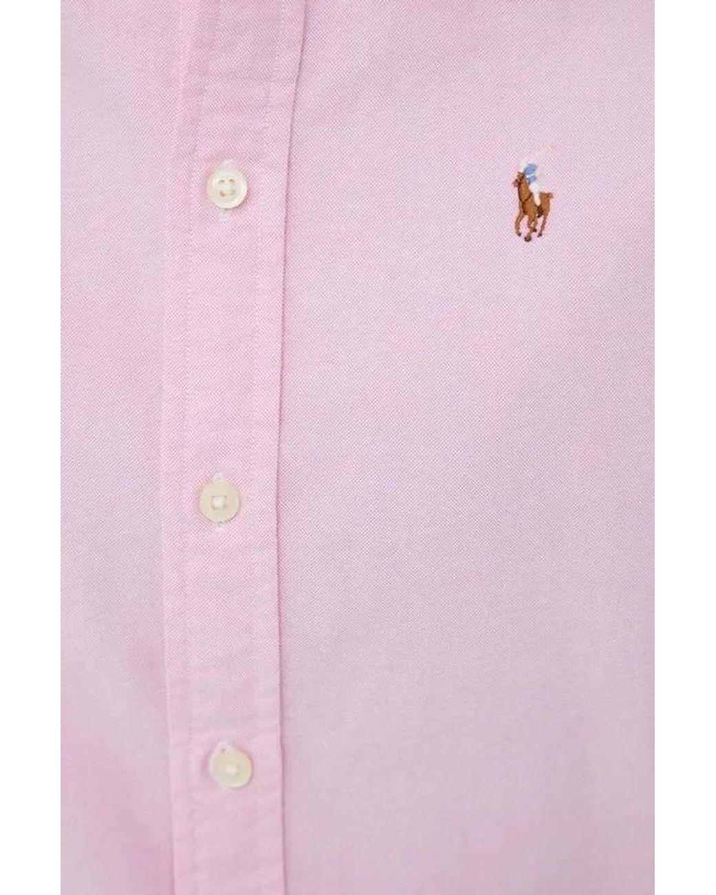 Polo Ralph Lauren Pink Buttoned Long-Sleeve Shirt