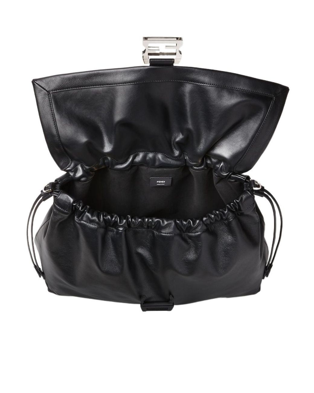 Fendi Black Flux Maxi Shoulder Bag for men
