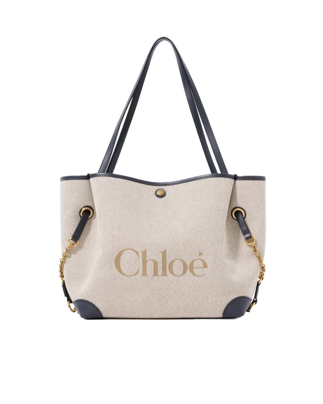 Chloé Natural Chloé Clover Double Carry Bag