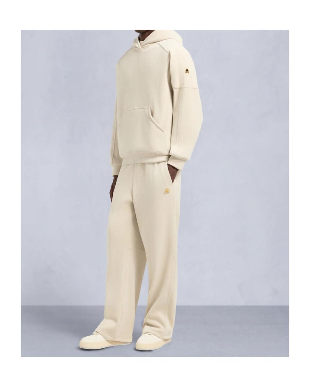 Moose Knuckles Natural Elastic Waist Sweatpants for men