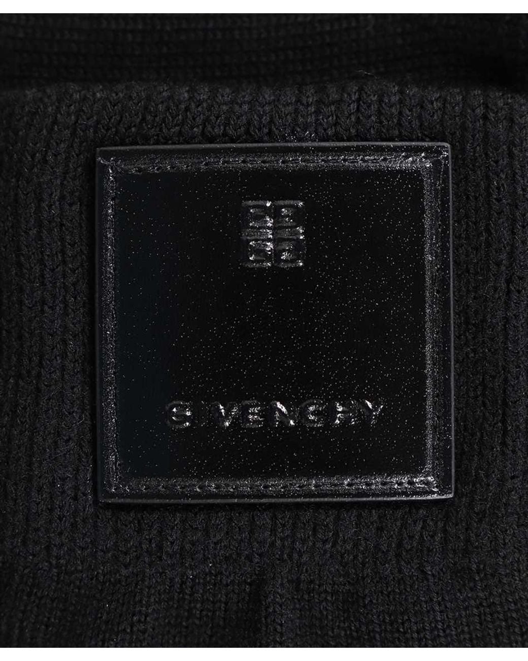 Givenchy Black Logo Gloves for men
