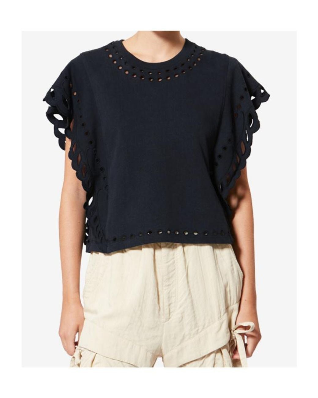 Isabel Marant Blue Isabel Marant Étoile Odyle Crewneck T-Shirt