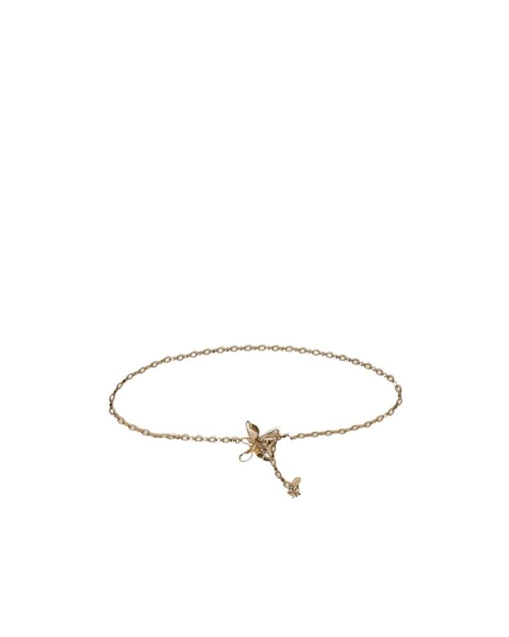 Twinset White Flower Chain Belt