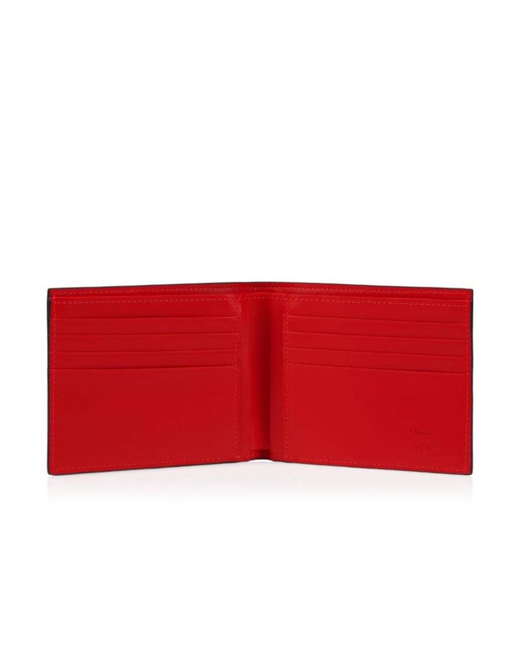 Christian Louboutin Black Logo Printed Bi-Fold Wallet for men