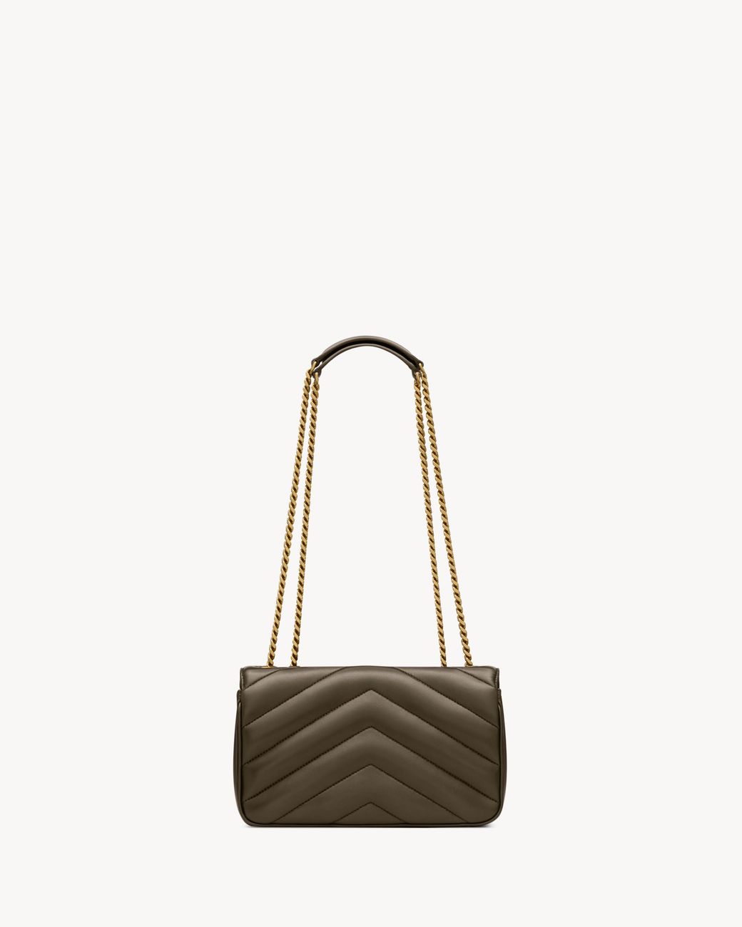 Saint Laurent White Flap Shoulder Bag