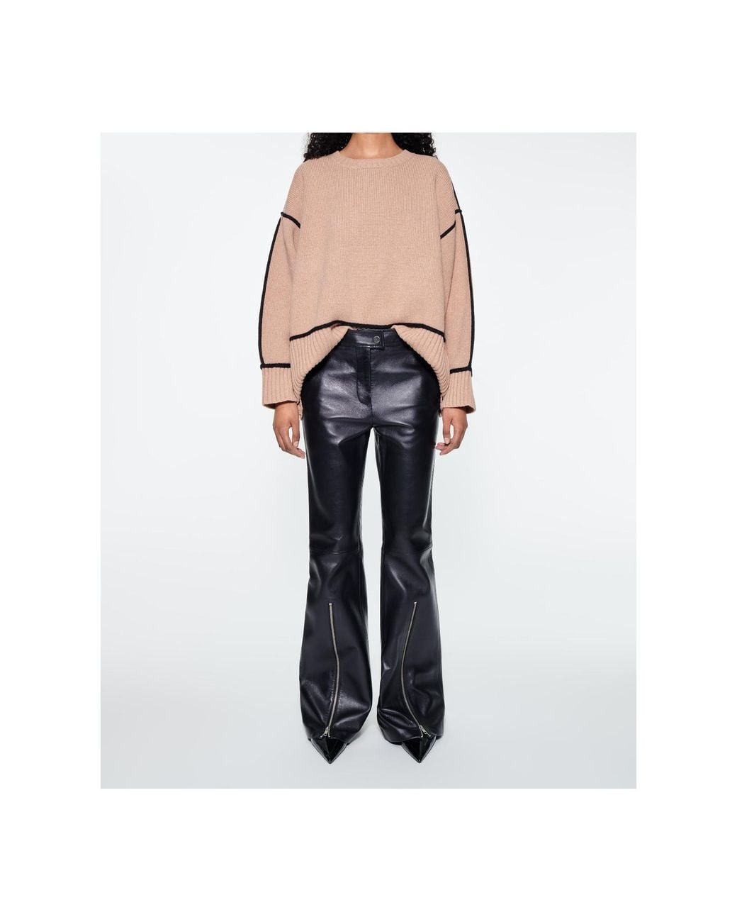 Stand Studio Blue Belt Loop Biker Pants