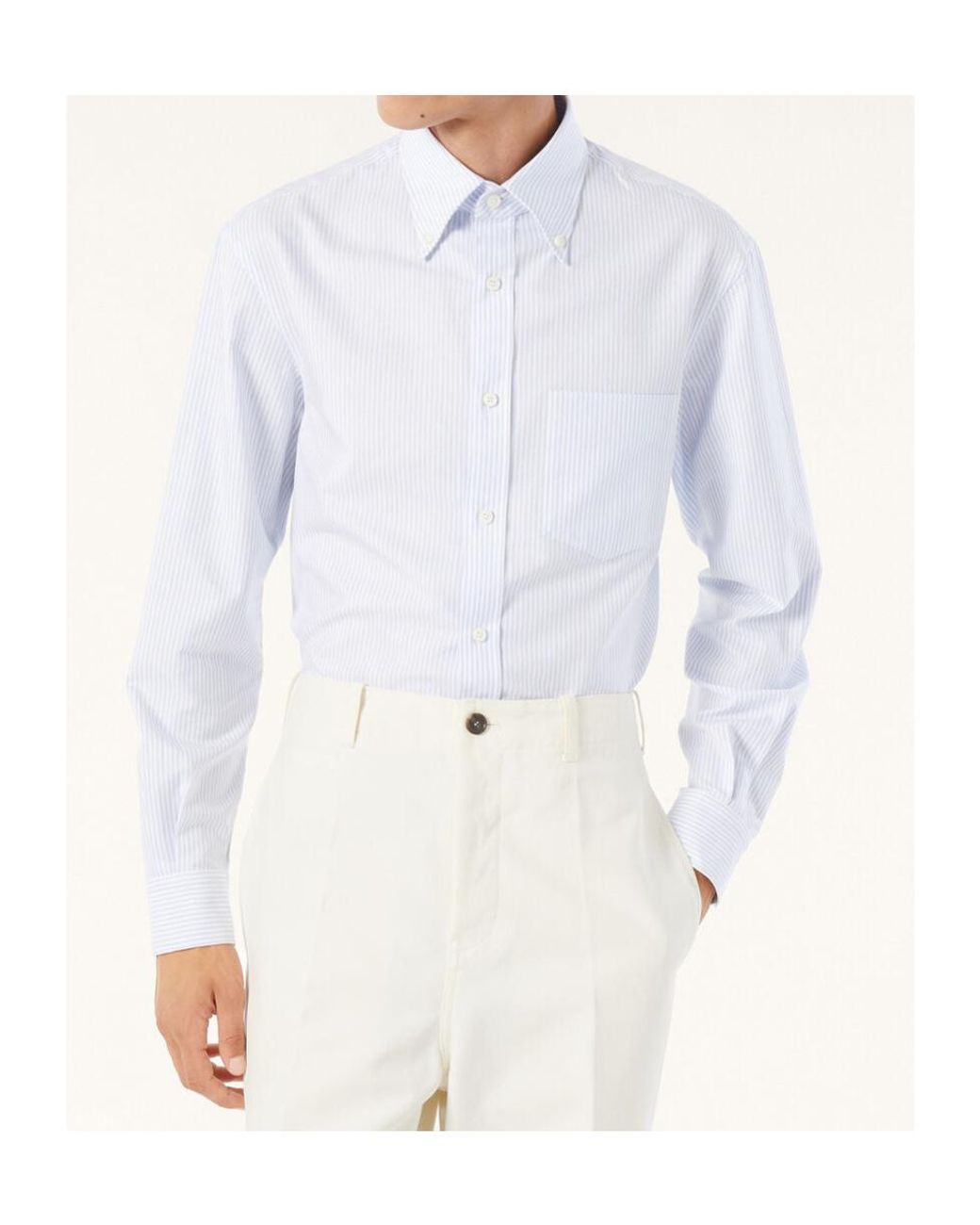 Loro Piana White Elia Shirt for men