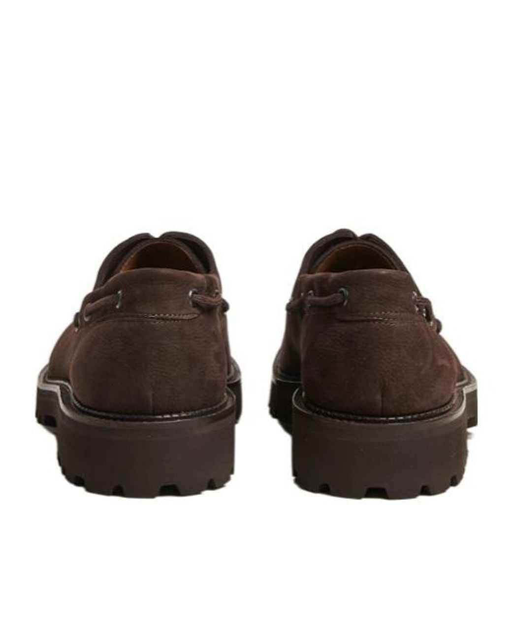 John Lobb Brown Lace-Up Boat Shoes for men