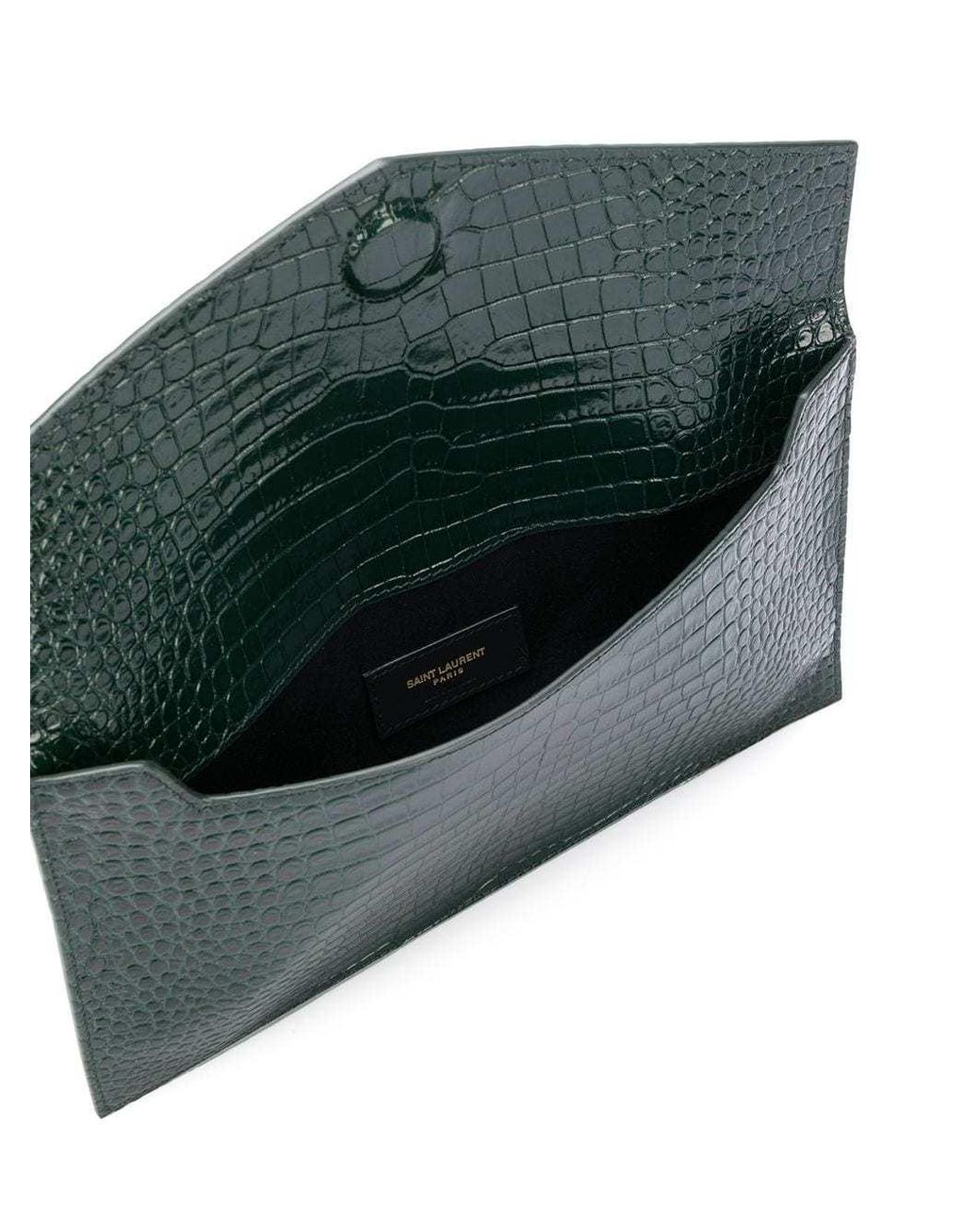 Saint Laurent Green Uptown Pouch