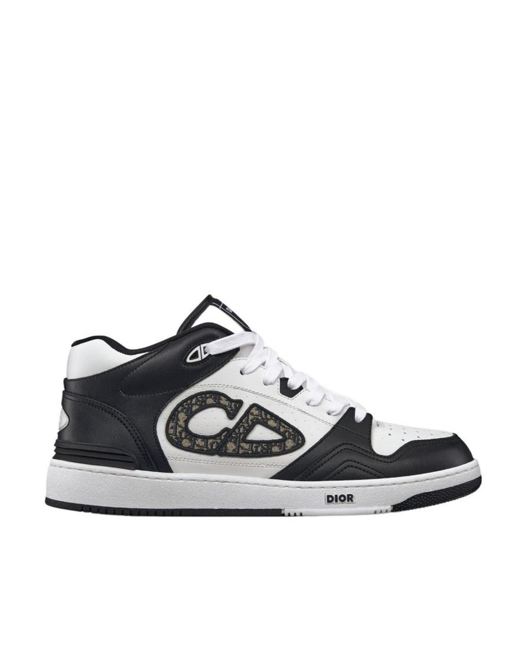 Dior White Homme B57 Mid-Top Sneakers for men