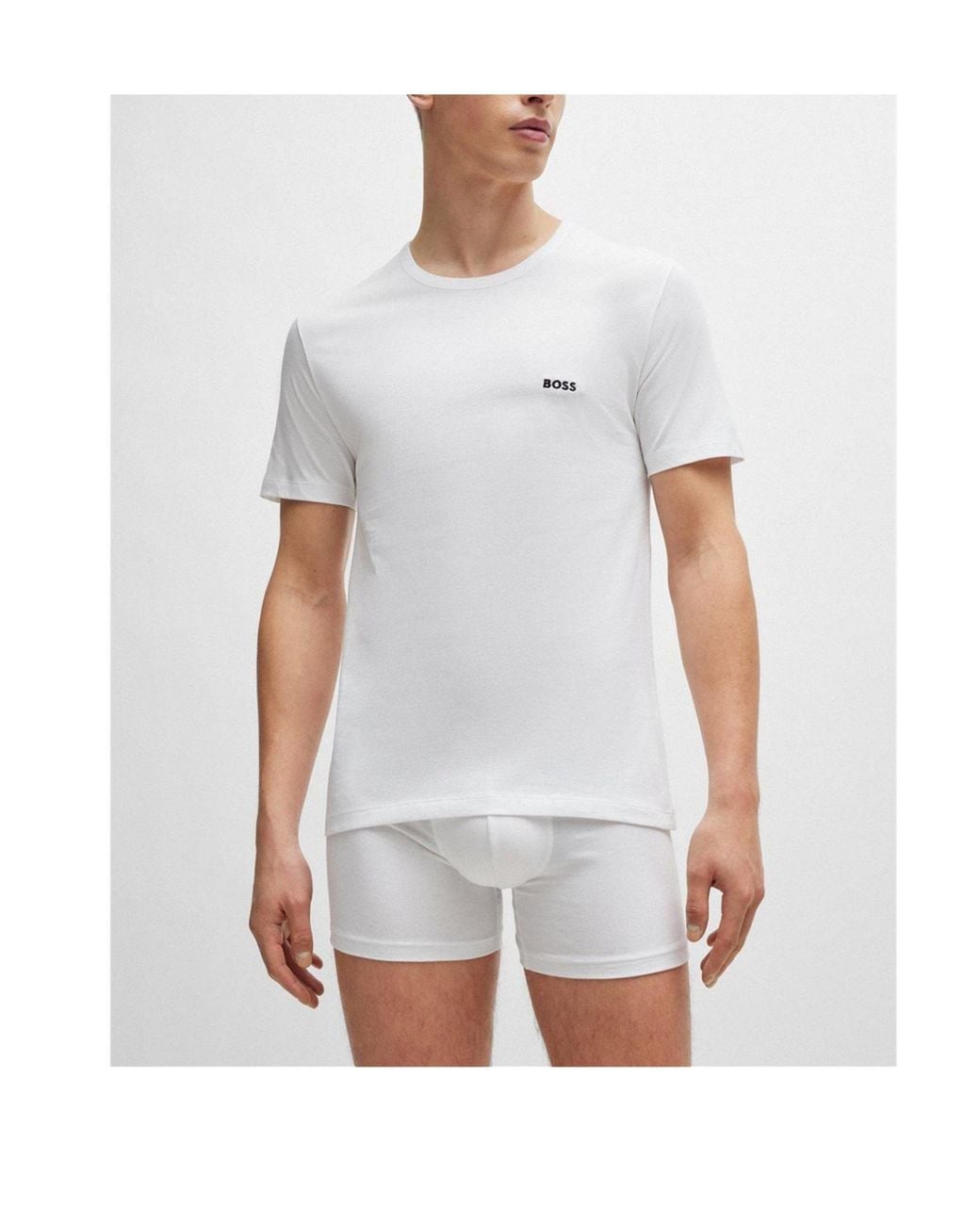 Boss Brown Cotton T-Shirts for men