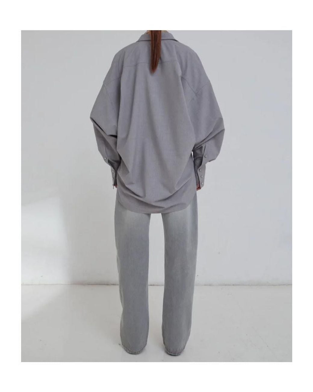 DARKPARK Gray Carla Oversize Shirt