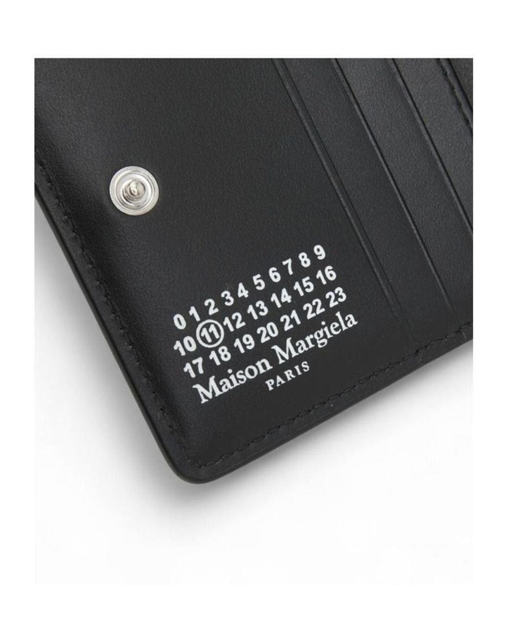 Maison Margiela Black Clip Wallet for men