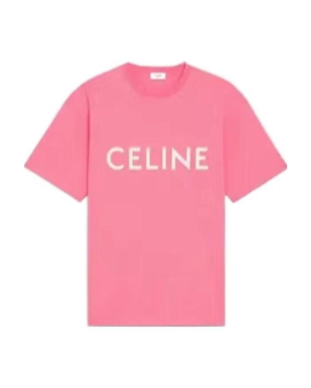 Céline Pink Loose T-Shirt for men