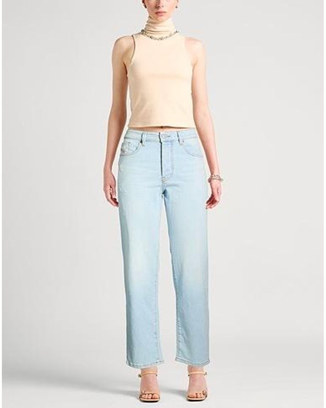 DIESEL Blue Light-Colored Skinny Jeans