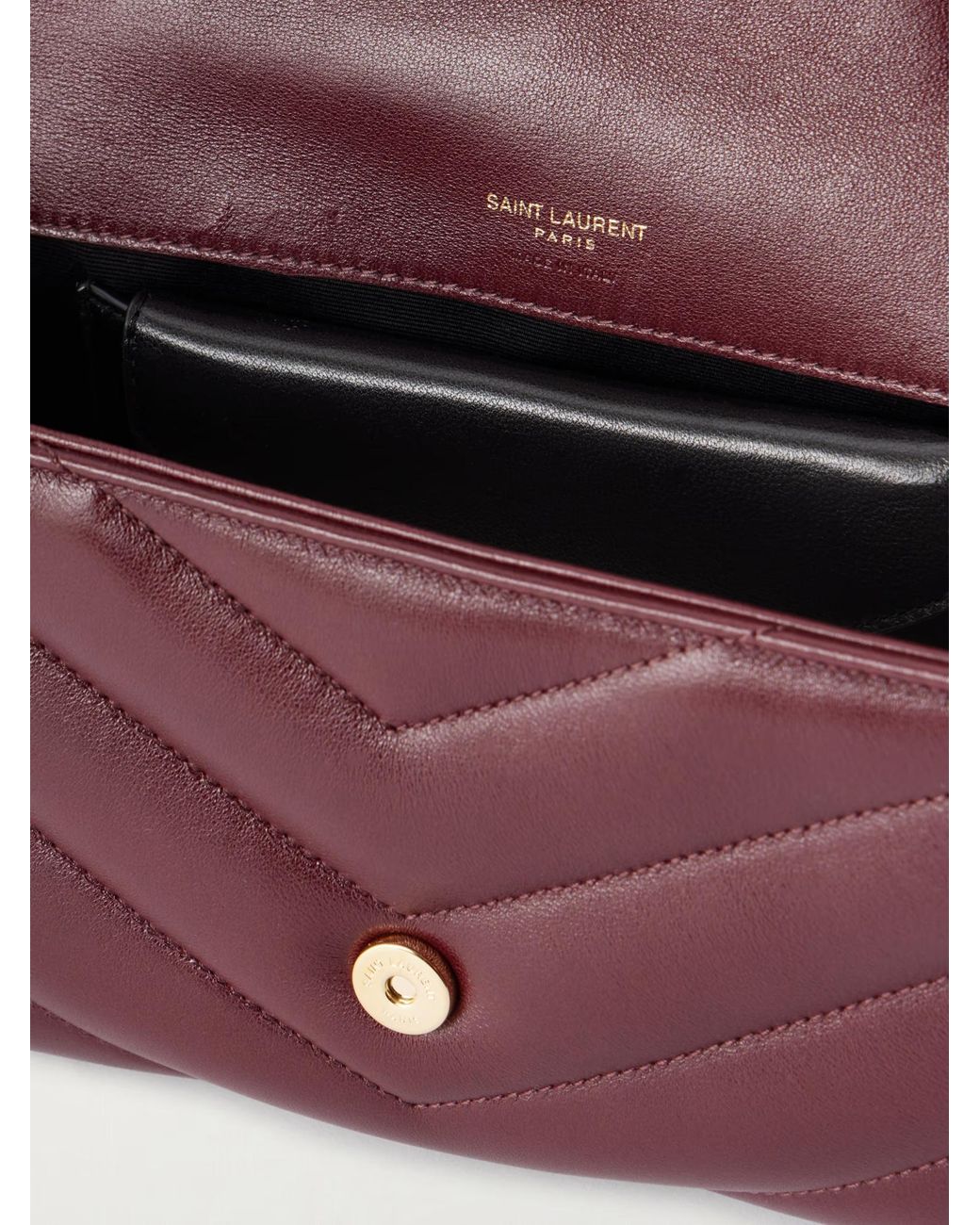 Saint Laurent Purple Chain Shoulder Bag