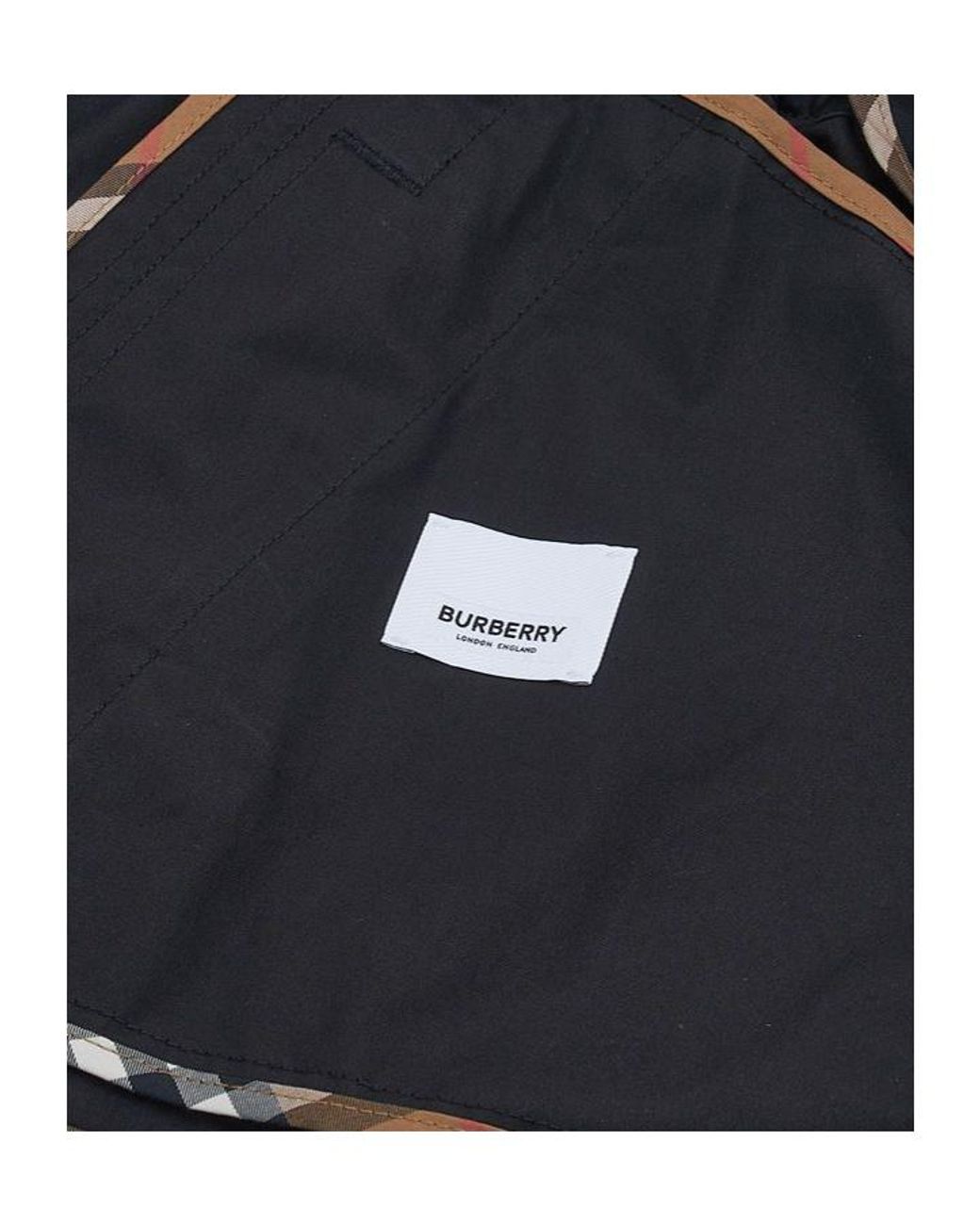 Burberry Black Cotton Jacket