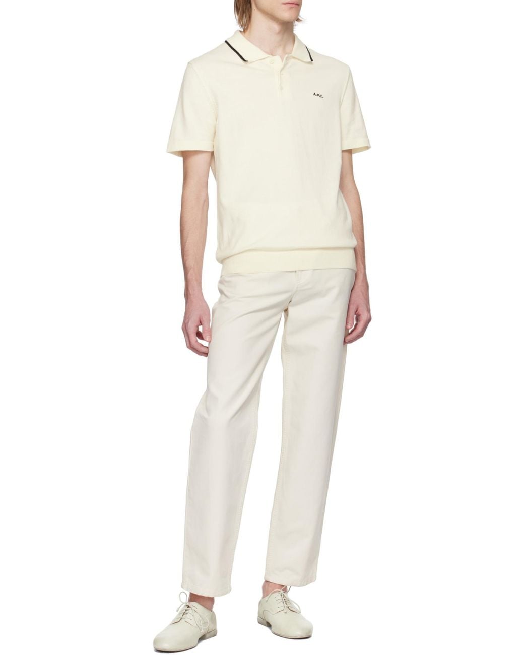 A.P.C. White Martin Jeans for men