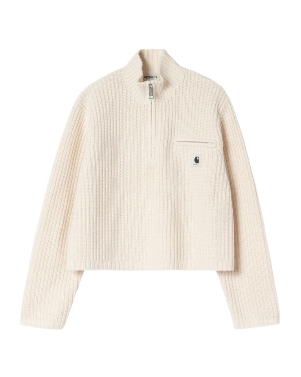 Carhartt Natural Detroit Half-Zip Sweater