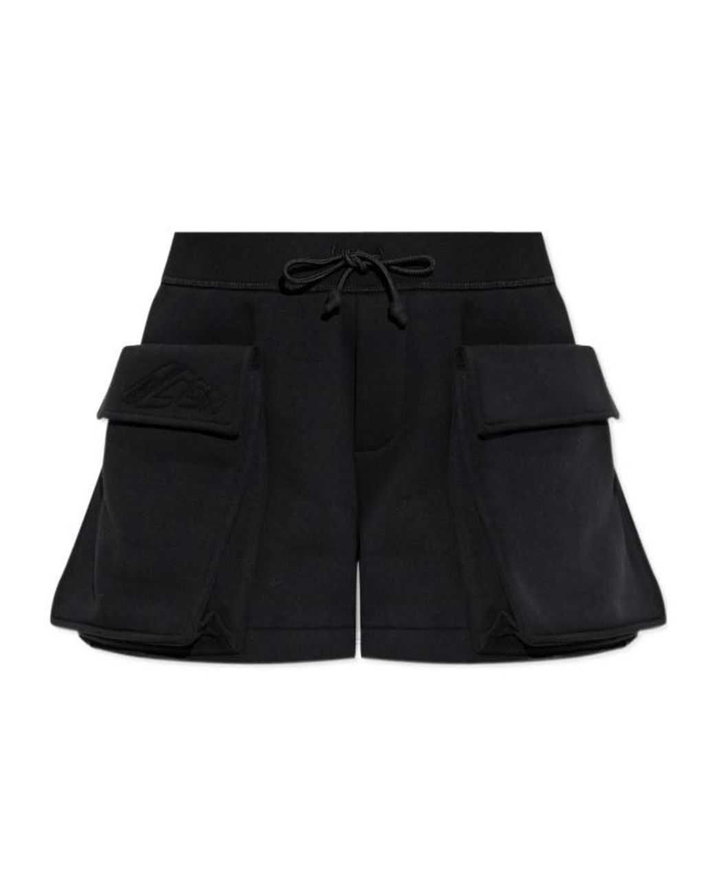 DSquared² Black Icon Logo Cargo Shorts