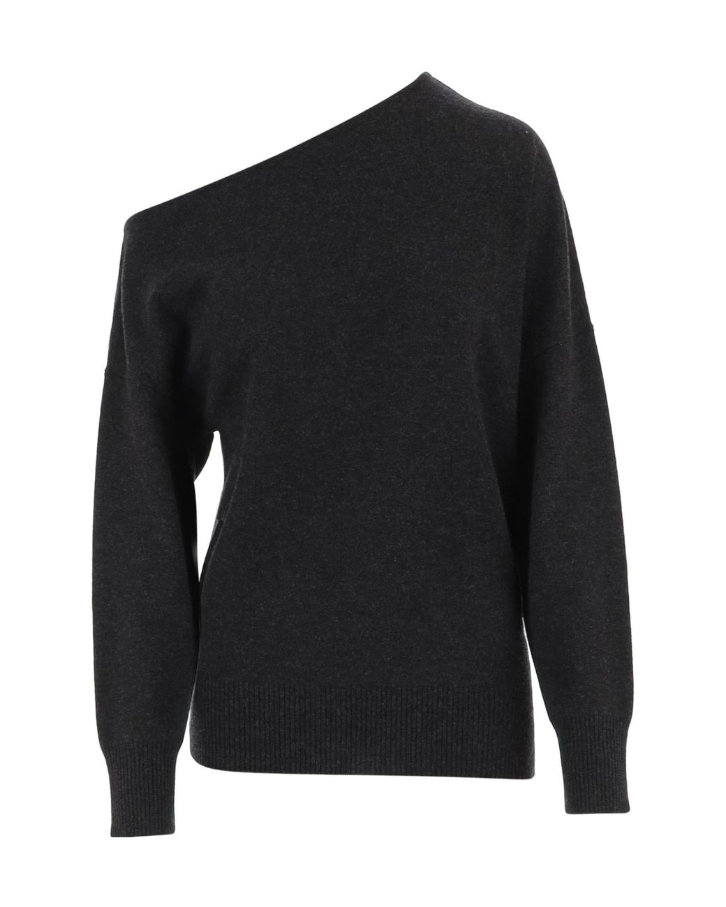 arch4 Black One-Shoulder Knit Top