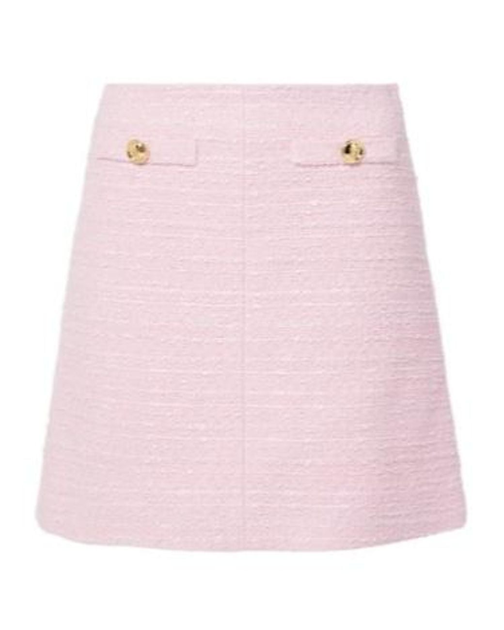 Giambattista Valli Pink Tweed Miniskirt