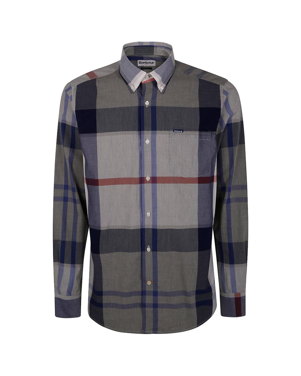 Barbour Blue Long-Sleeved Shirt for men