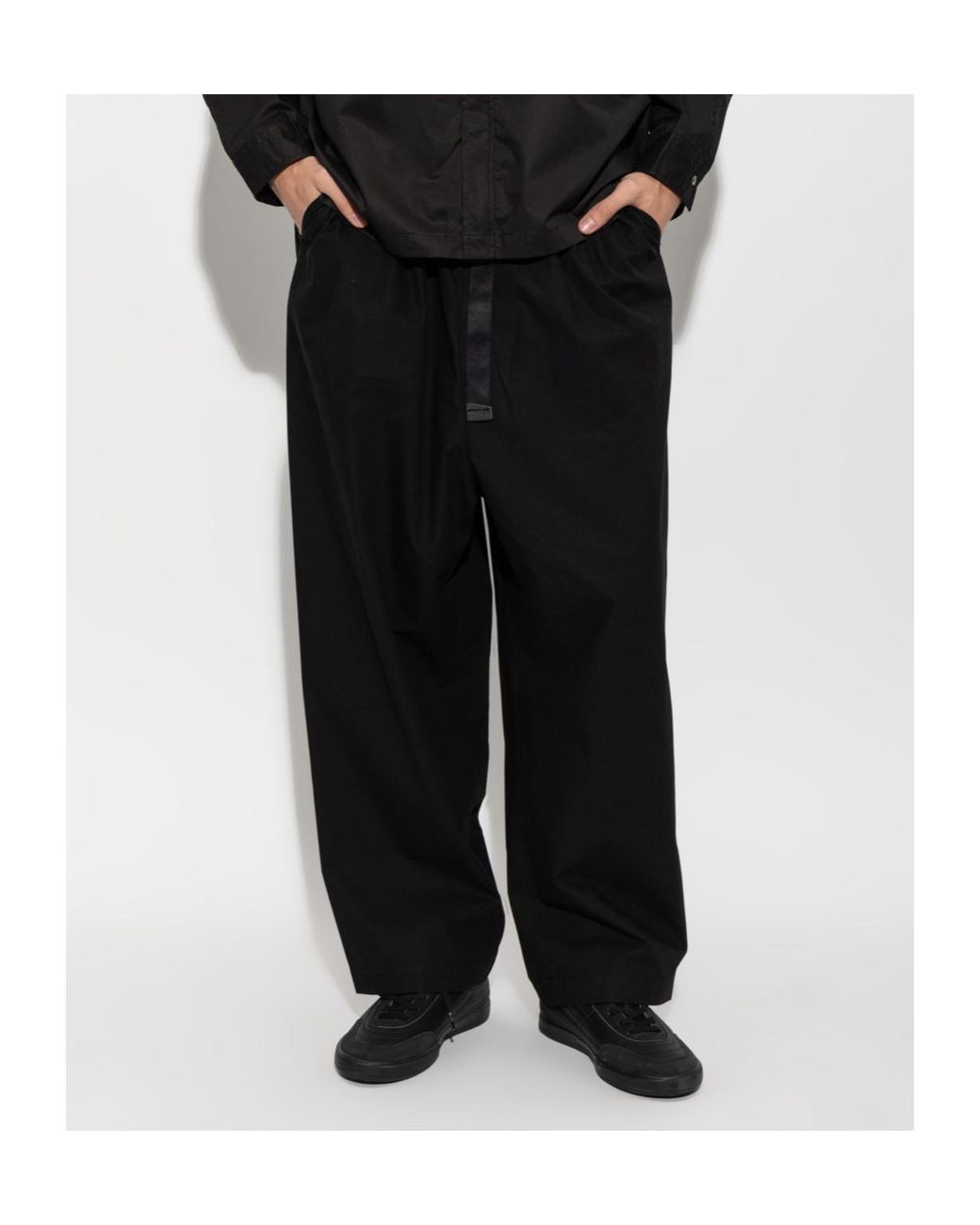 Veja Black Quilted Panelled Leather Sneakers for men