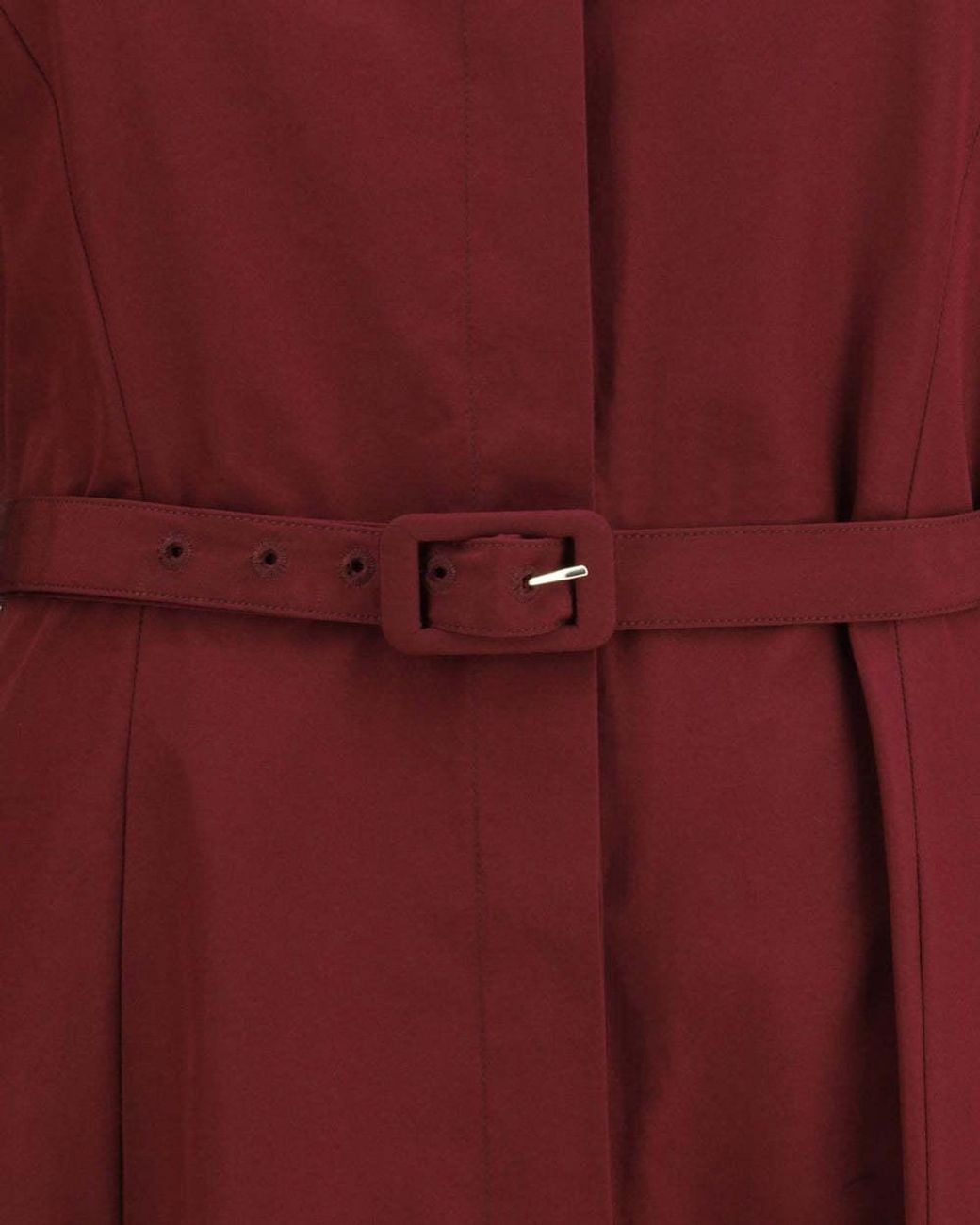 Gabriela Hearst Red Carmina Belted Maxi Dress