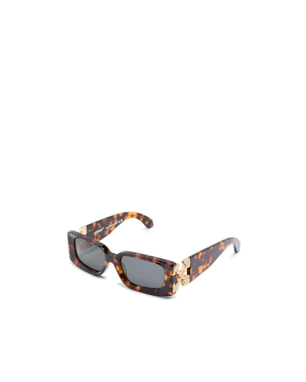 Off-White c/o Virgil Abloh White Roma Rectangular Frame Sunglasses for men